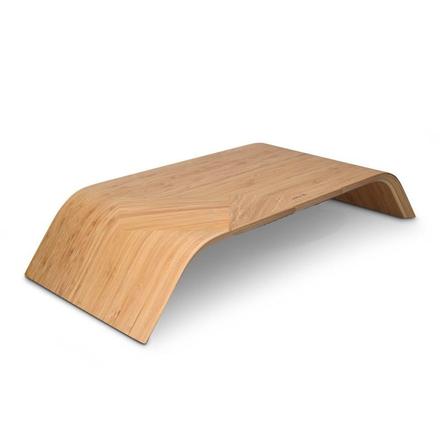 Drevený stojan pod monitor, notebook - bambus, 