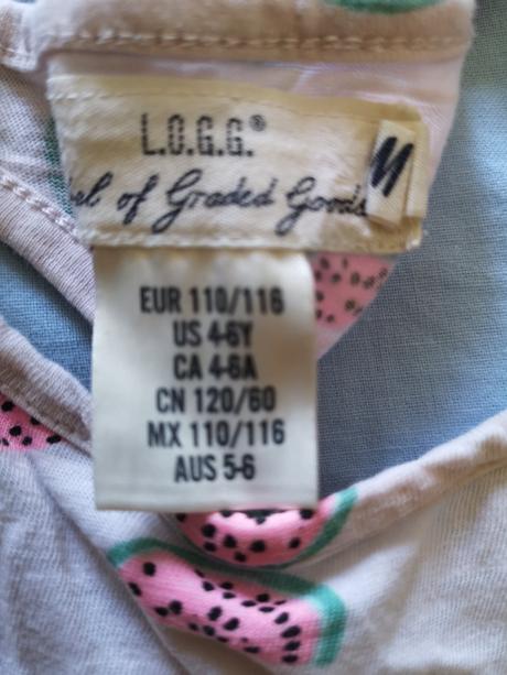 Tielko h&m 110/116, h&m,110