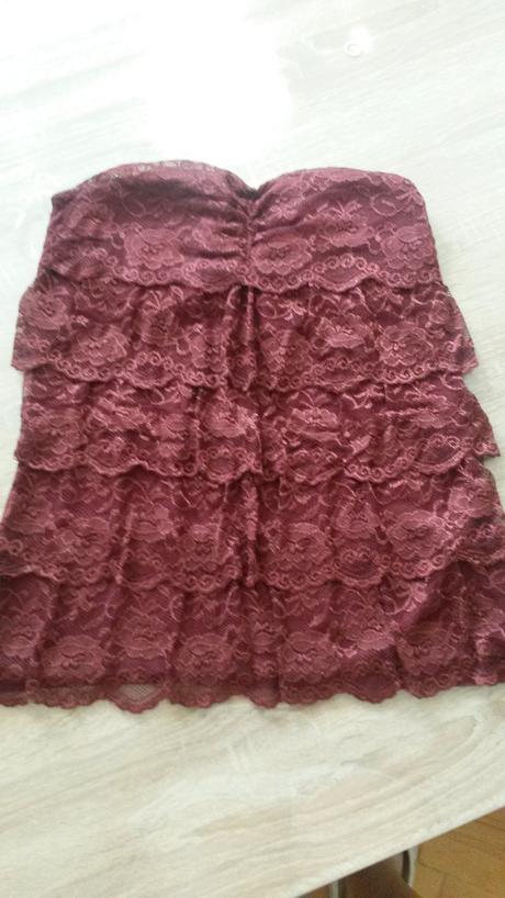 Čipkovaný top, amisu,s