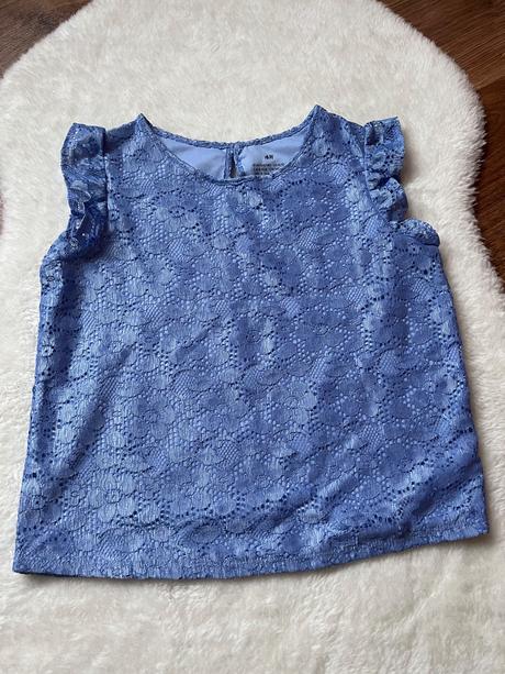 H&m čipkovaný top, h&m,134