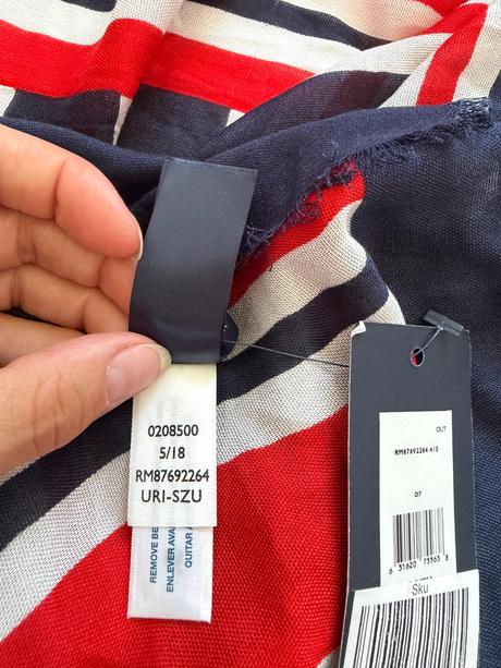 Nová veľká šatka / šál tommy hilfiger (s, tommy hilfiger