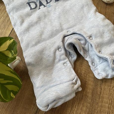 Hrubší overal s nápisom cute just like my daddy, f&f,56