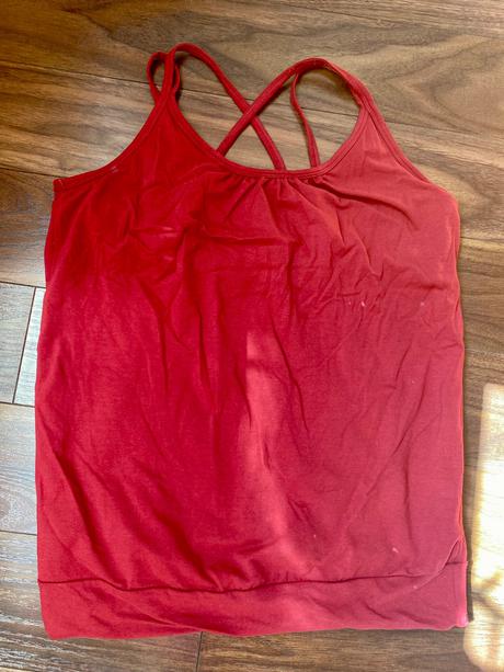 Bavlnené tielko na yogu a šport yamadhi, l