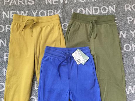 Chlapcenske tenke teplaky 3ks balenie, 7-8 rokov, h&m,128