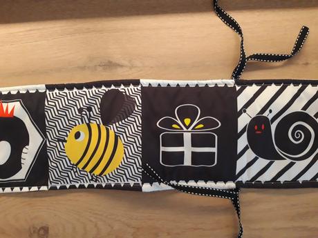 Kontrastné leporelo, pískacie, 