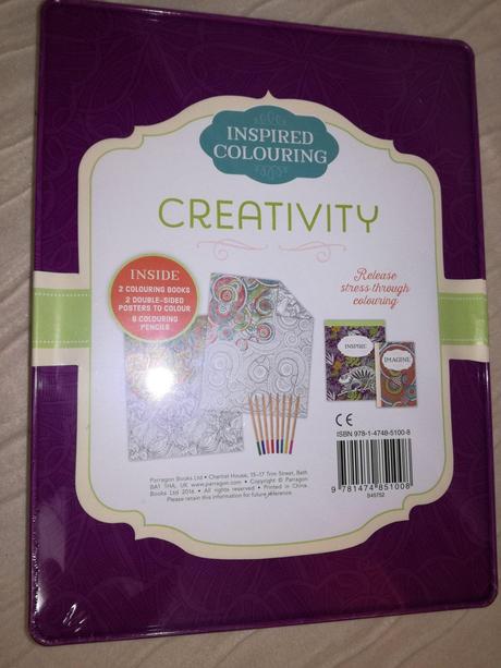 Inspired colouring creativity tin, 