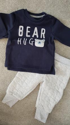 Tepláková súprava s macom, f&f,74