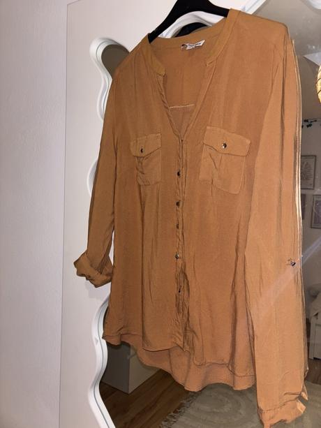 Košeľa s roll-up rukávmi, tally weijl,40