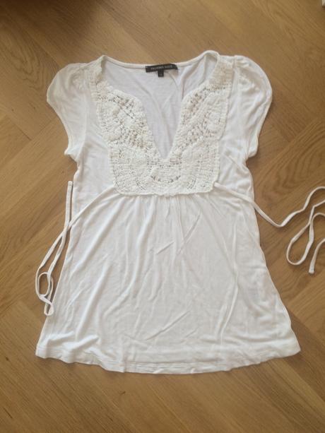 Hallhuber top v smotanovej bielej xs, xs