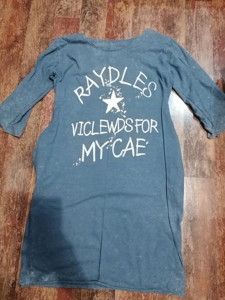 Šaty riflového vzhľadu s/m, s