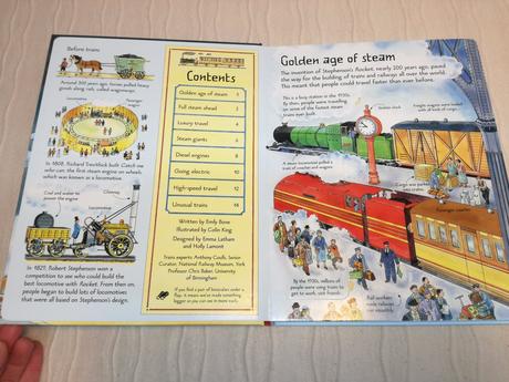 Usborne see inside trains, 