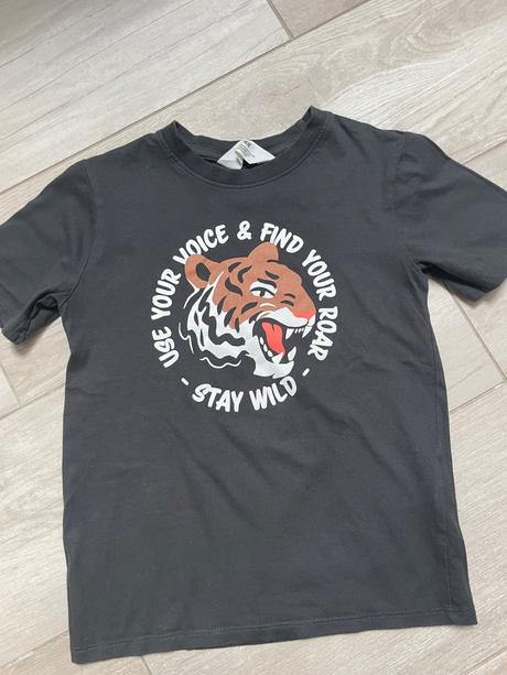 Tričko s tigrom, h&m,122