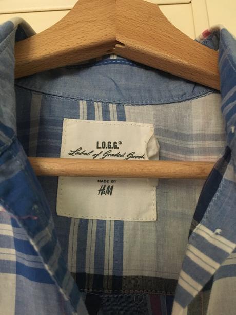 Károvaná košeľa h&m (34), h&m,34