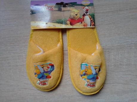 Žlté papučky macko pú 28/29, disney,28 / 29