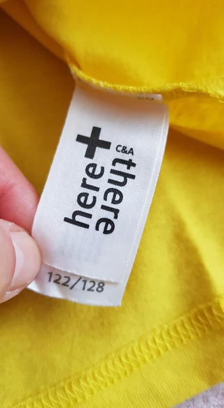 Tričko s dlhým rukávom č.122/128, c&a,122