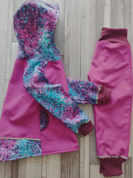 Softshellová jesenná budna +nohavice, 74 - 140