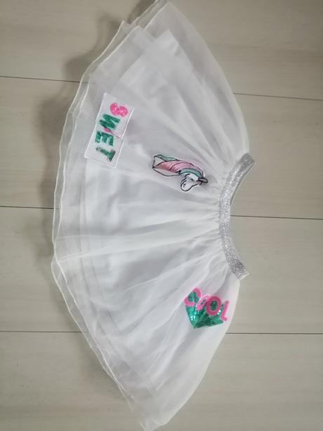 Suknicka pre dievčatka biela vel. 110, 110