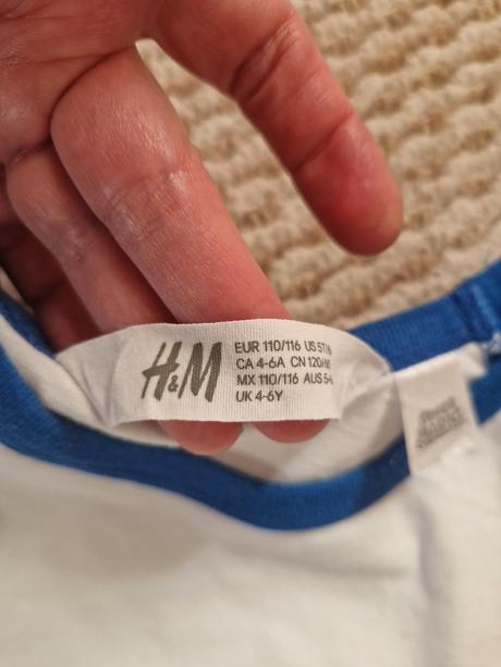 Super mario tričká, h&m,110