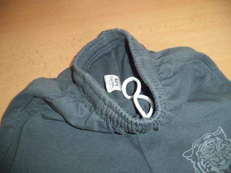 104 kraťasy sivé s tigrom, japitex,104