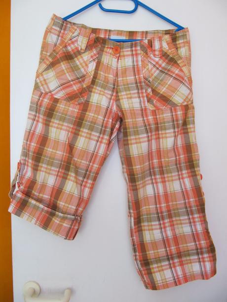 Trojštvrťové nohavice, s