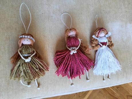 Macrame bábiky,