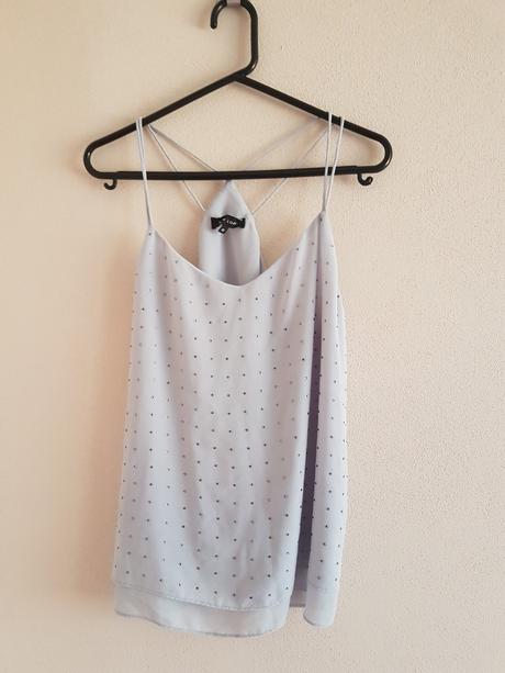 Bluzka s kamienkami, new look,m