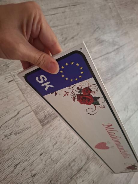 Špz tabuľka mladomanželia (bez mien),