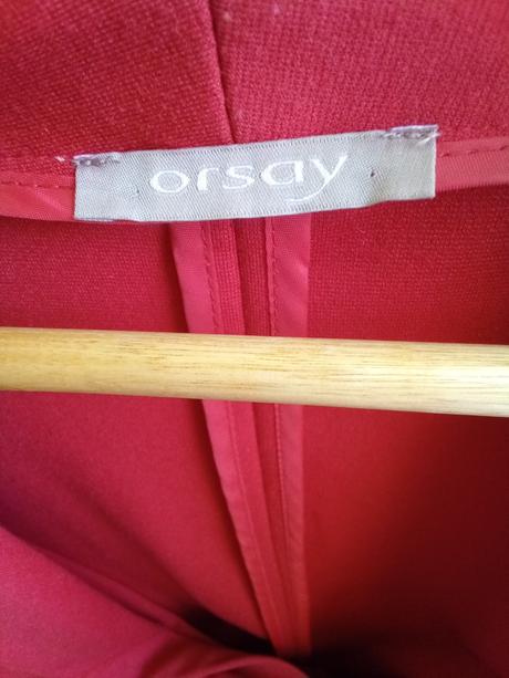 Červené sako / kartigan, orsay,40