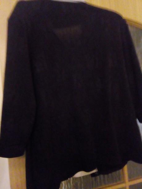 Blúzka ciernobiela, xxl