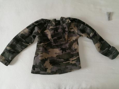 Flísová mikina 122/128, rebel,128