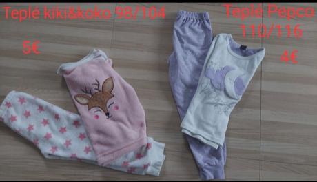 Pyžamká pre dievčatko 110-128, 122