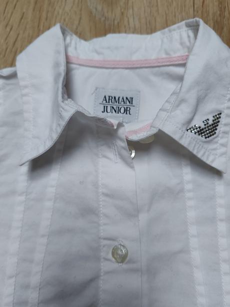 Armani biela košeľa, armani,104