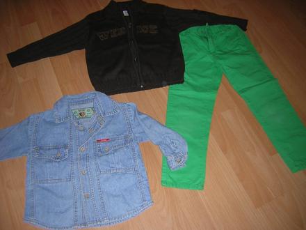 Kvalitné značkové veci vel. 104/110, 104–116