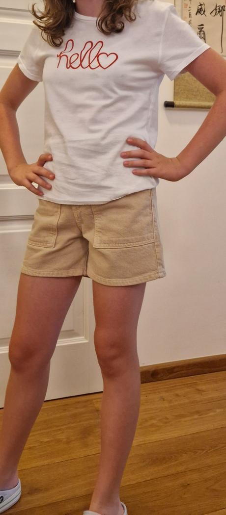 Tricko dievca kratky rukav 134 140, h&m,134