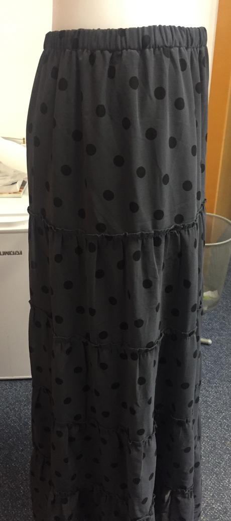 Podšitá šifónová sukňa, veľ. 38, bonprix,38