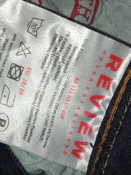 Dámske tmavomodré slim rifle veľk.28/34, review,s