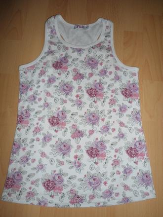 Kvetinkove tricko - tielko, s