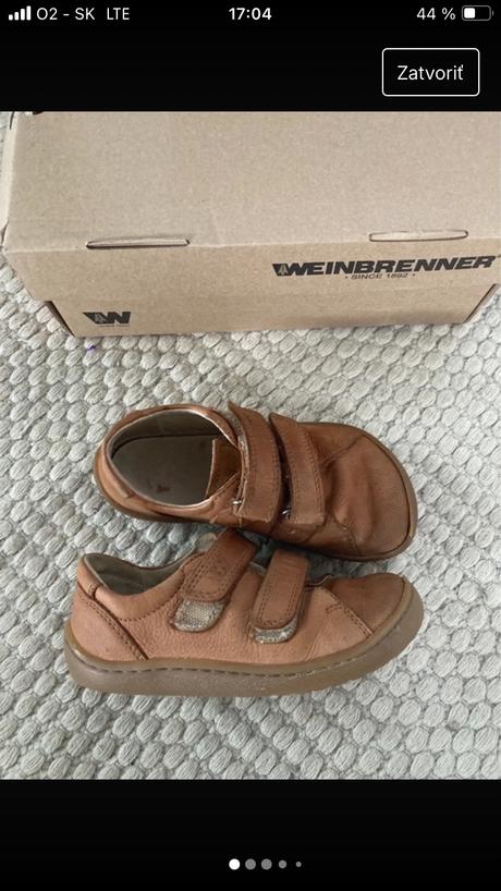 Celoročne kožené topánky weinbrenner, baťa,28
