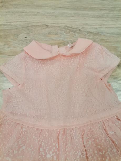 Dievčenské marhulkove šaty s tylovou sukňou, pepco,86