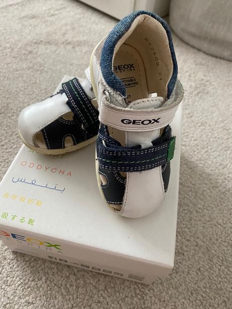 Kožené sandále, geox,21