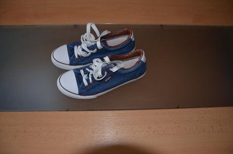 Plátenky - tenisky v.36 modré, 36