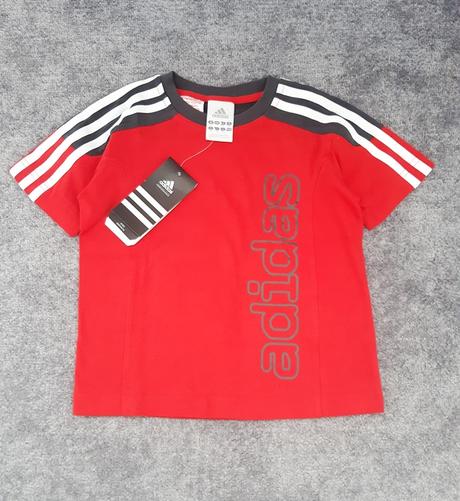 Adidas tričko červeno-čierne chlapčenské, adidas,110