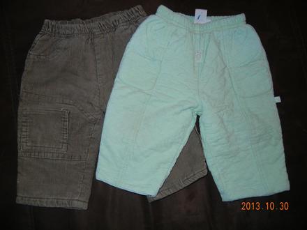 Zateplené nohavice, c&a,68