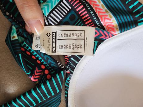 Dámsky plavkový vrch 80e, decathlon,80