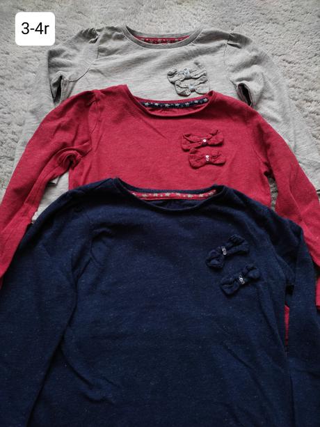 Tričko s mašličkou,3-4r, f&f,104