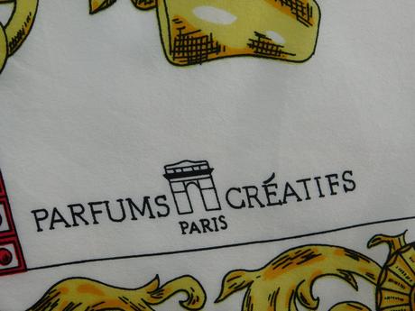 Parfums creatifs paris luxusna hodvabna šatka, l