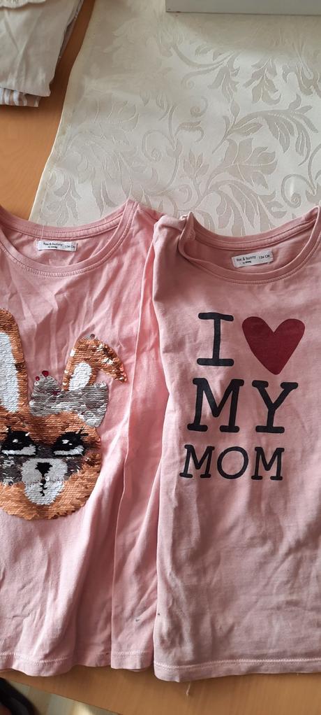 Trička s dlhym rukavom, 134