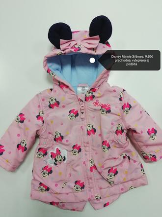 Prechodná vyteplená bunda minnie disney, disney,68