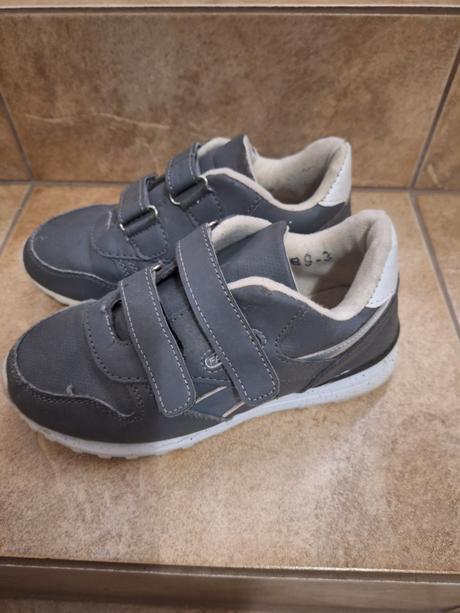 Sivé fashion tenisky, 34