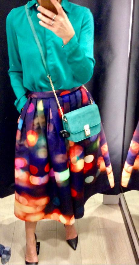 Štýlová sukňa na párty, s